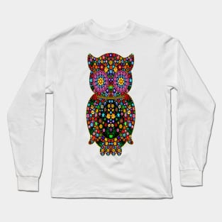 flowers owl Long Sleeve T-Shirt